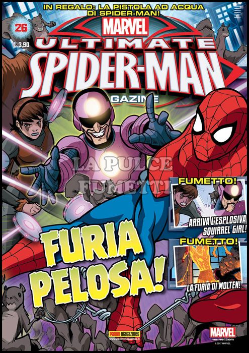 PANINI COMICS MEGA #    61 - ULTIMATE SPIDER-MAN MAGAZINE 26 + PISTOLA AD ACQUA DI SPIDER-MAN